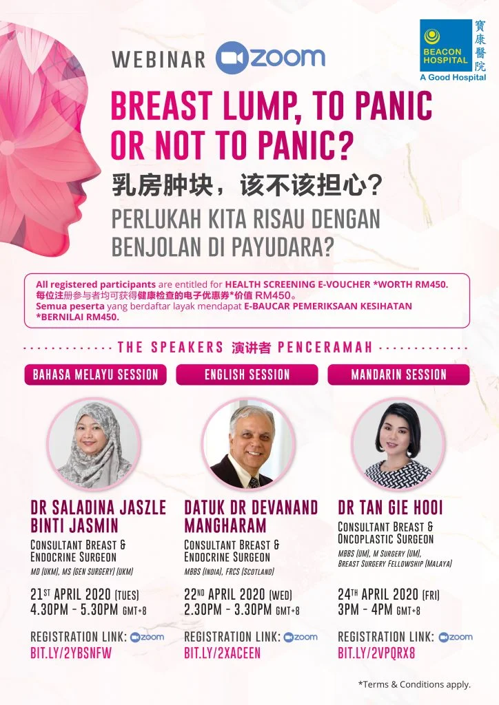 Webinar: Breast Lump, To Panic Or Not To Panic?