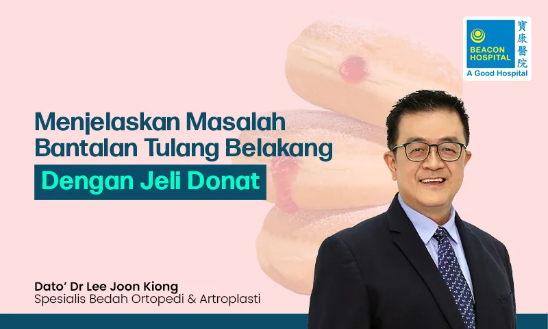 Menjelaskan Masalah Bantalan Tulang Belakang dengan Jeli Donat
