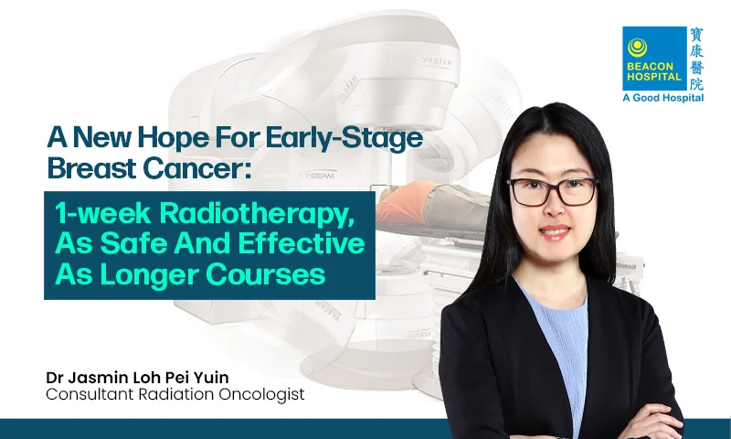 A new hope for early-stage breast cancer: 1-week radiotherapy, as safe and effective as longer courses