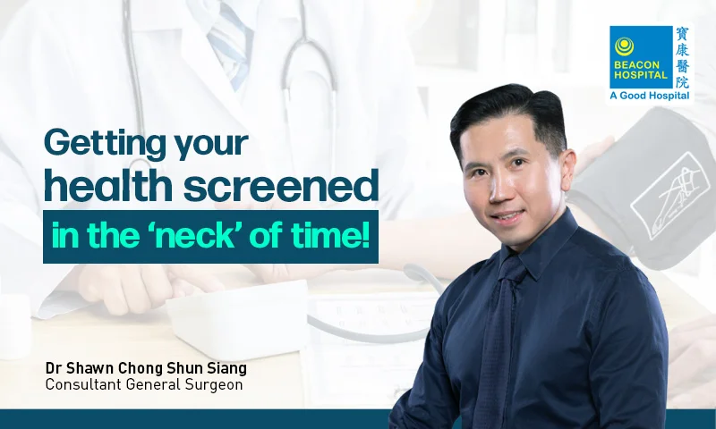 Getting your health screened in the “neck” of time