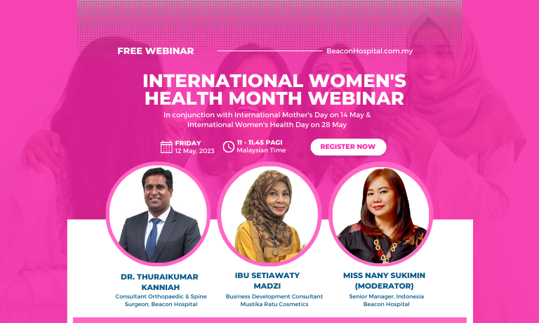 Webinar for World Women’s Health Month