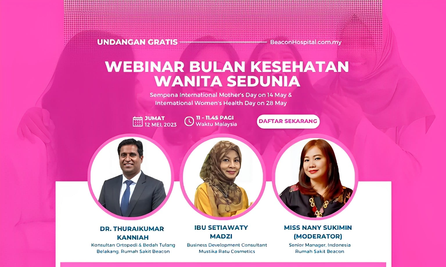 Webinar Bulan Kesehatan Wanita Sedunia