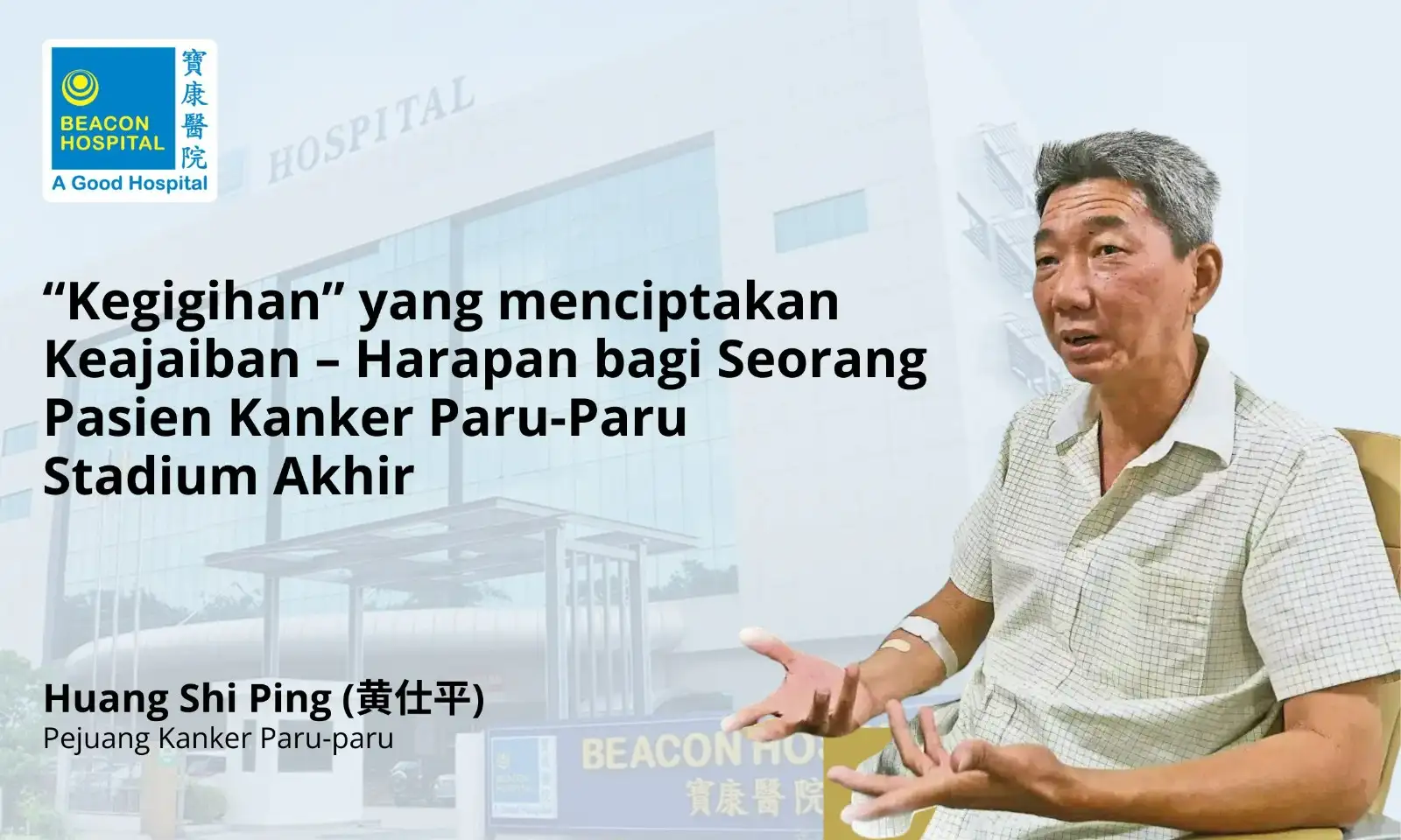 Harapan bagi Seorang Pasien Kanker Paru-Paru