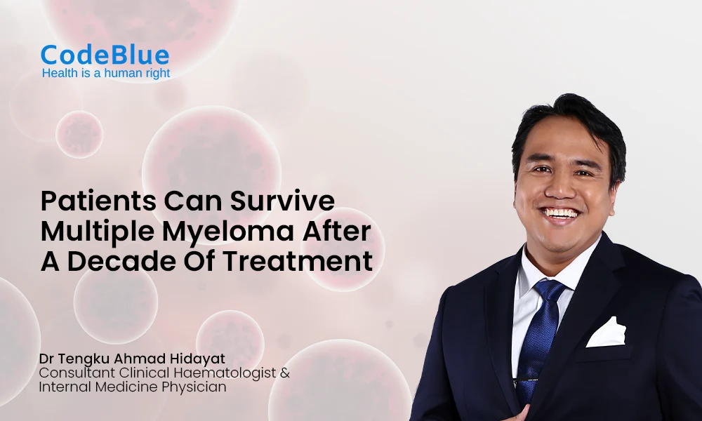 Patients can survive multiple myeloma after a decade of treatment