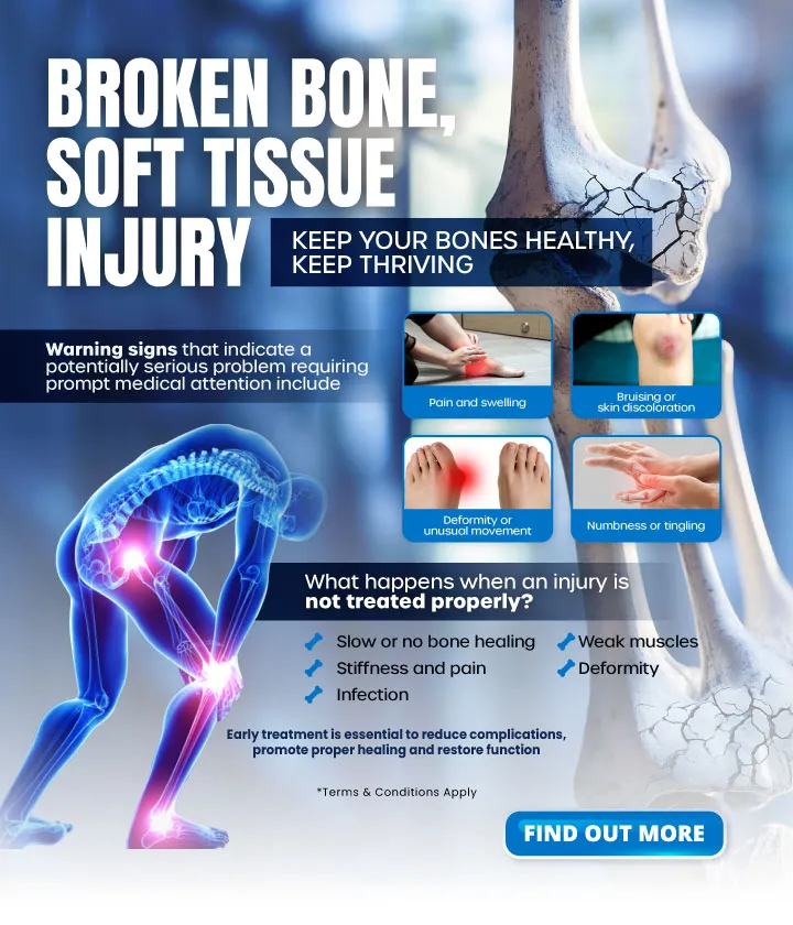 Broken Bone And Soft Tissue Injury